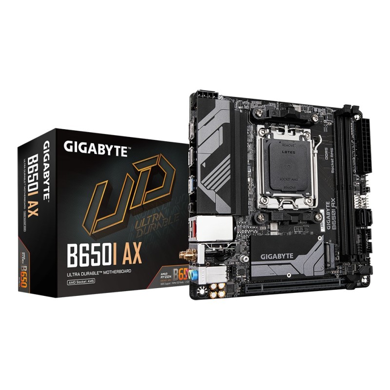 GIGABYTE B650I AX материнская плата AMD B650 Socket AM5 Mini ITX