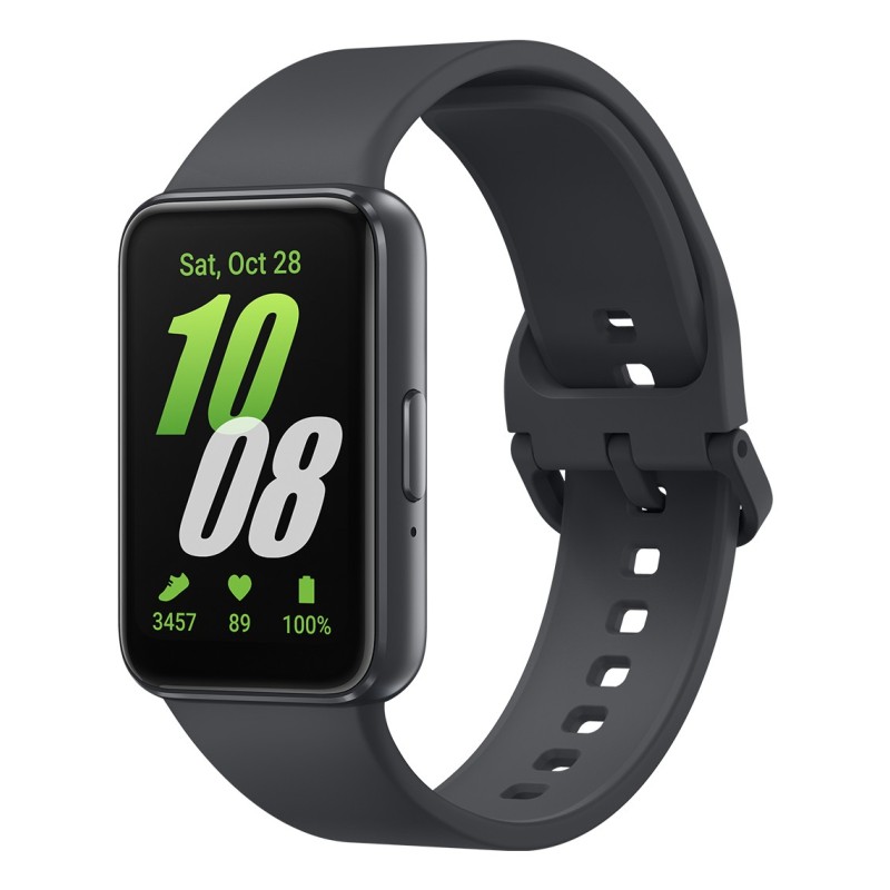 Samsung Galaxy Fit3 4,06 cm (1.6") AMOLED 40 mm Digitāls 256 x 402 pikseļi Skārienjūtīgais ekrāns Pelēks