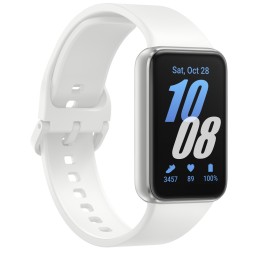 Samsung Galaxy Fit3 4,06 cm (1.6") AMOLED 40 mm Digitāls 256 x 402 pikseļi Skārienjūtīgais ekrāns Sudrabs