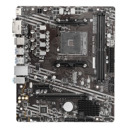 MSI A520M-A PRO mātes plate AMD A520 Ligzda AM4 mikro ATX