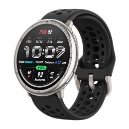 Amazfit Active 2 3,35 cm (1.32") AMOLED 43.9 mm Цифровой 466 x 466 пикселей Сенсорный экран Серебристый GPS (спутниковый)