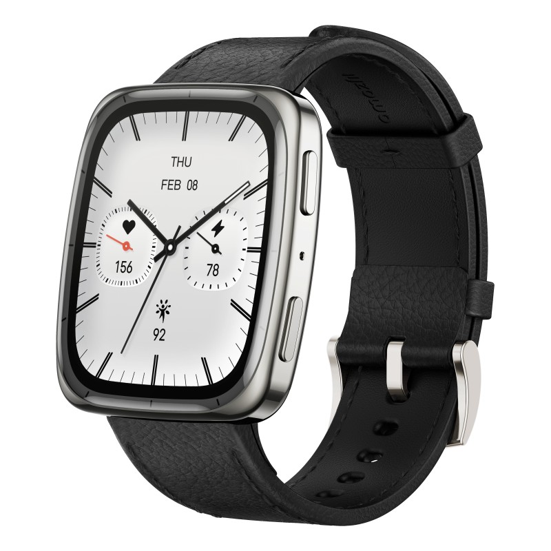 Amazfit Active 2 4,45 cm (1.75") AMOLED Digitāls 390 x 450 pikseļi Skārienjūtīgais ekrāns Nerūsējošs tērauds
