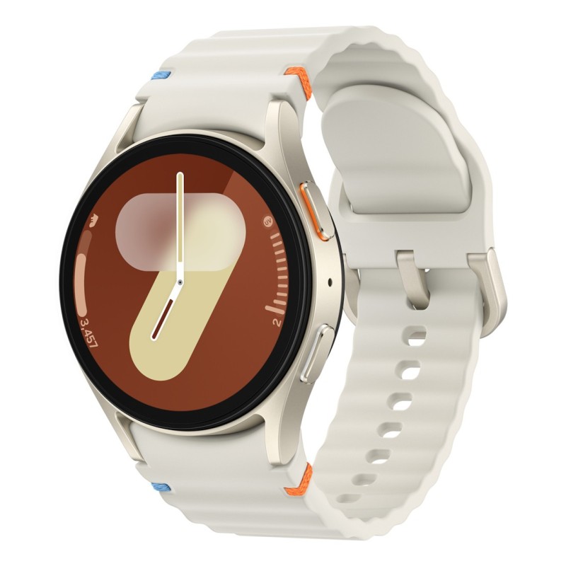 Samsung Galaxy Watch7 3,3 cm (1.3") AMOLED 40 mm Digitāls 432 x 432 pikseļi Skārienjūtīgais ekrāns 4G Krēms Wi-Fi GPS