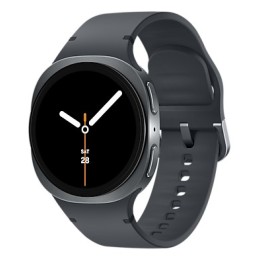 Samsung Galaxy Watch 8 3,3 cm (1.3") AMOLED 40 mm Цифровой 438 x 438 пикселей Сенсорный экран Графит Wi-Fi GPS (спутниковый)