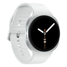 Samsung Galaxy Watch 8 3,81 cm (1.5") AMOLED 44 mm Digitāls 480 x 480 pikseļi Skārienjūtīgais ekrāns Sudrabs Wi-Fi GPS