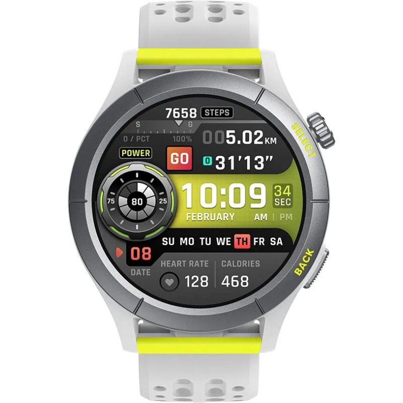 Amazfit Cheetah 3,53 cm (1.39") AMOLED 46.7 mm Digitāls 454 x 454 pikseļi Skārienjūtīgais ekrāns Pelēks GPS