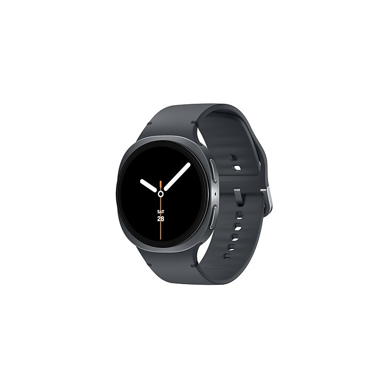 Samsung Galaxy Watch 8 3,81 cm (1.5") AMOLED 44 mm Цифровой 480 x 480 пикселей Сенсорный экран Графит Wi-Fi GPS (спутниковый)
