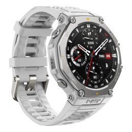 Amazfit T-Rex 3 3,81 cm (1.5") AMOLED Digitāls 480 x 480 pikseļi Skārienjūtīgais ekrāns Nerūsējošs tērauds GPS