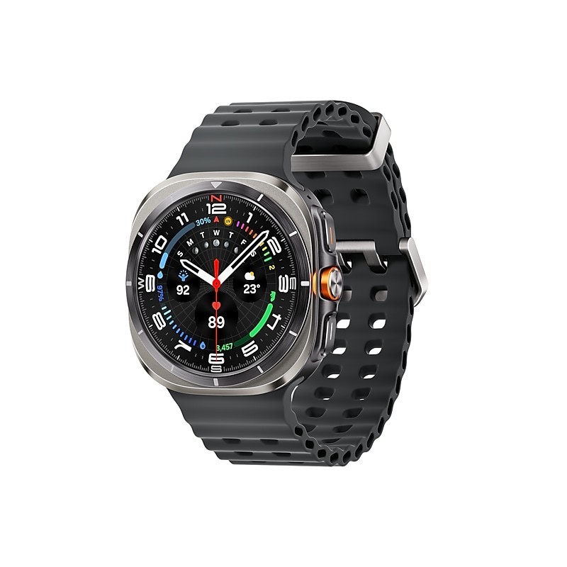 Samsung Galaxy Watch Ultra 3,81 cm (1.5") AMOLED 47 mm Digitāls 480 x 480 pikseļi Skārienjūtīgais ekrāns 4G Sudrabs, Titāns