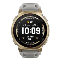 Amazfit T-rex 3 Pro 3,35 cm (1.32") AMOLED 44 mm Digitāls 466 x 466 pikseļi Skārienjūtīgais ekrāns Zelts Wi-Fi GPS