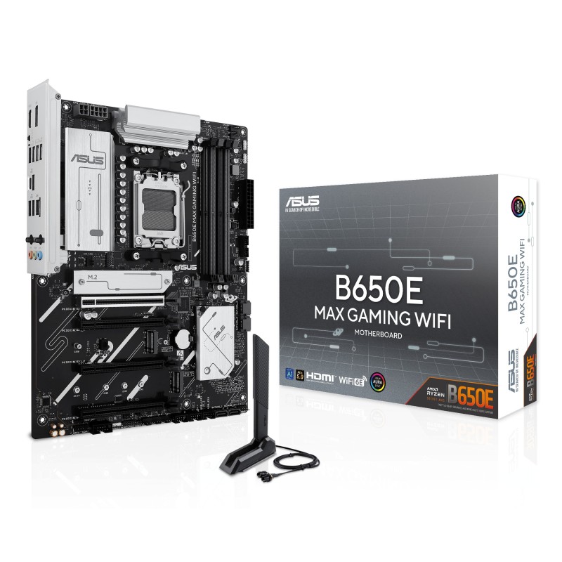 ASUS B650E MAX GAMING WIFI AMD B650 AM5 pieslēgvieta ATX