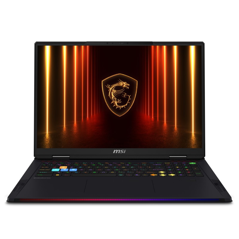 MSI Raider 18 HX AI A2XWIG-230NL Intel Core Ultra 9 285HX Portatīvais dators 45,7 cm (18") UHD+ 64 GB DDR5-SDRAM 4 TB SSD