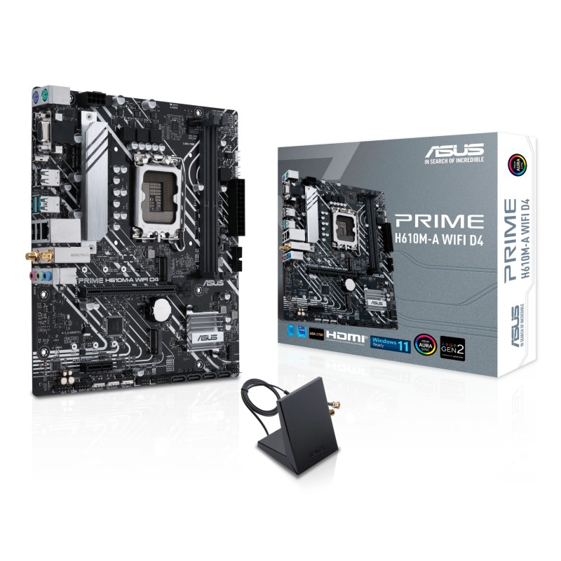 ASUS PRIME H610M-A WIFI D4 Intel H610 LGA 1700 mikro ATX