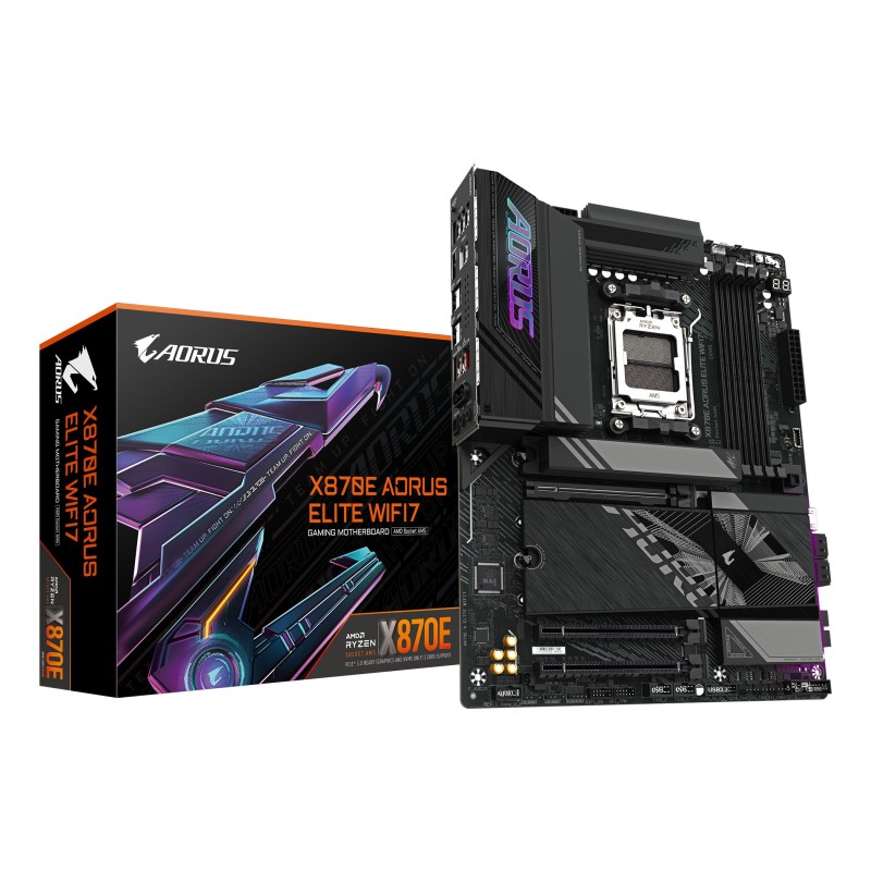 GIGABYTE X870E AORUS ELITE WIFI7 AMD X870E AM5 pieslēgvieta ATX