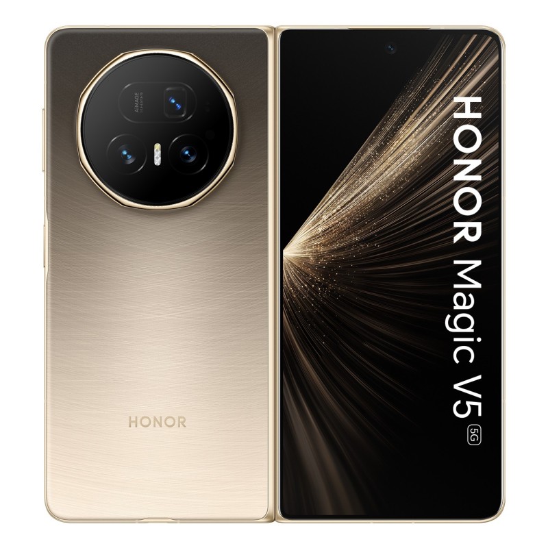Honor Magic V5 20,2 cm (7.95") Divas SIM kartes Android 15 5G USB Veids-C 16 GB 512 GB 5820 mAh Zelts