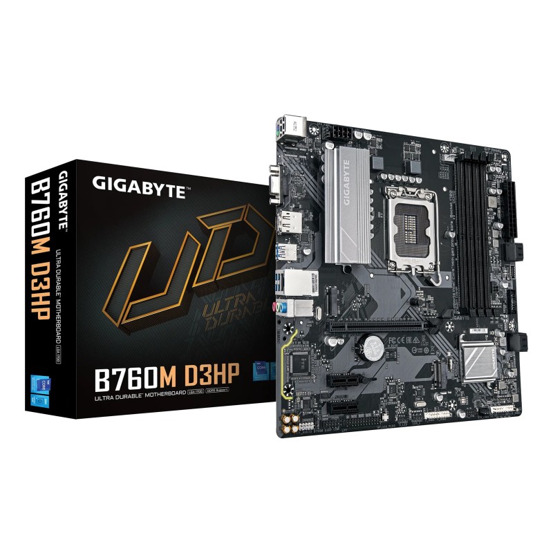 GIGABYTE B760M D3HP материнская плата Intel B760 Express LGA 1700 Микро ATX