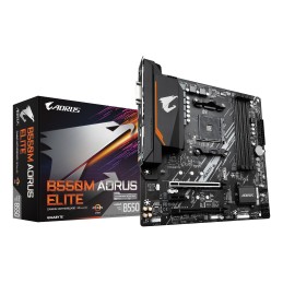 GIGABYTE B550M AORUS ELITE mātes plate AMD B550 Ligzda AM4 mikro ATX