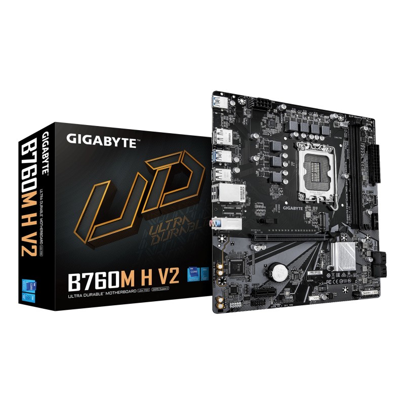 GIGABYTE B760M H V2 материнская плата Intel B760 Express LGA 1700 Микро ATX