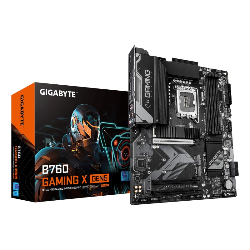 GIGABYTE B760 GAMING X GEN5 mātes plate Intel B760 LGA 1700 ATX