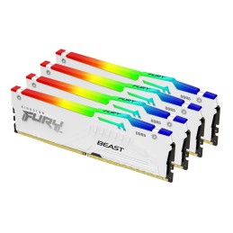 Kingston Technology FURY Beast RGB atmiņas modulis 128 GB 4 x 32 GB DDR5 5600 MT s 288-pin DIMM
