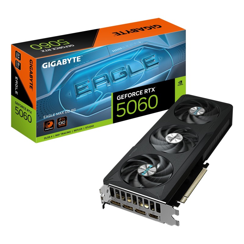 GIGABYTE GeForce RTX 5060 EAGLE MAX OC 8G NVIDIA 8 GB GDDR7