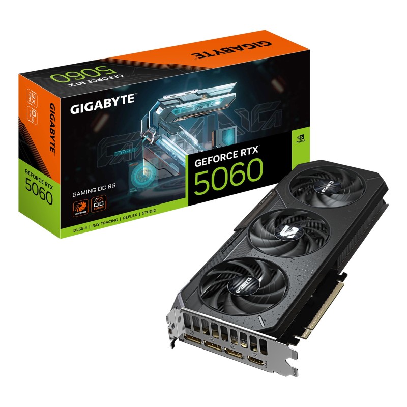 GIGABYTE GeForce RTX 5060 GAMING OC 8G NVIDIA 8 GB GDDR7
