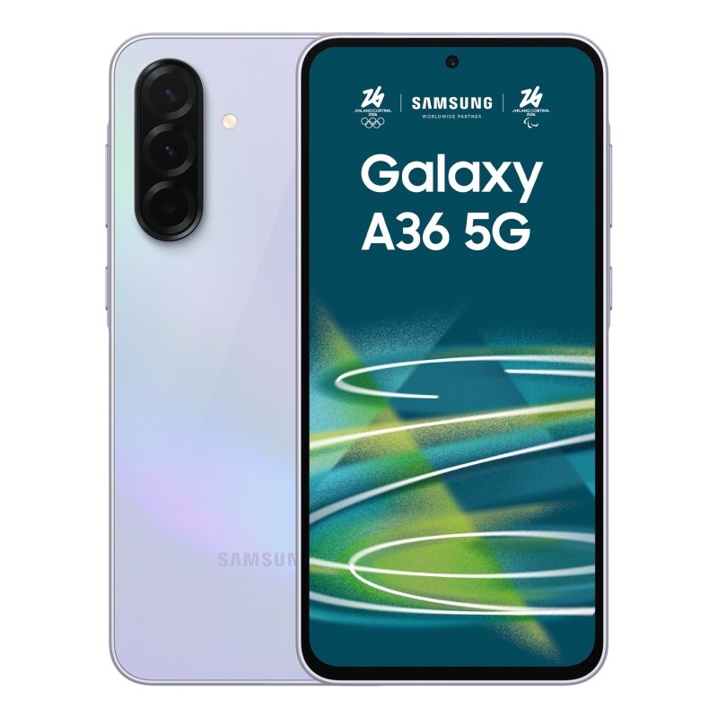 Samsung Galaxy A36 17 cm (6.7") Две SIM-карты Android 15 5G USB Type-C 8 GB 256 GB 5000 mAh Лаванда