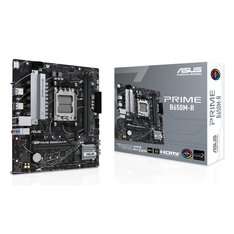 ASUS PRIME B650M-R AMD B650 AM5 pieslēgvieta mikro ATX