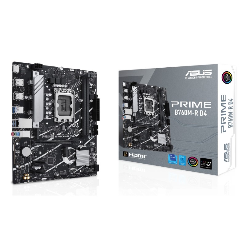 ASUS PRIME B760M-R D4 Intel B760 LGA 1700 Микро ATX