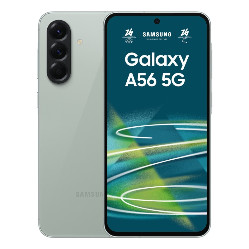 Samsung Galaxy A56 17 cm (6.7") Divas SIM kartes Android 15 5G USB Veids-C 8 GB 128 GB 5000 mAh Olīvzaļš