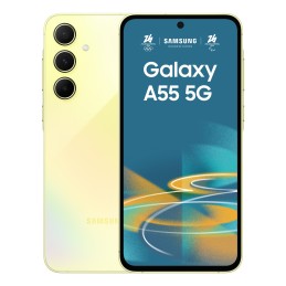Samsung Galaxy A55 5G 16,8 cm (6.6") Hibrīda duālā SIM Android 14 USB Veids-C 8 GB 128 GB 5000 mAh Dzeltens