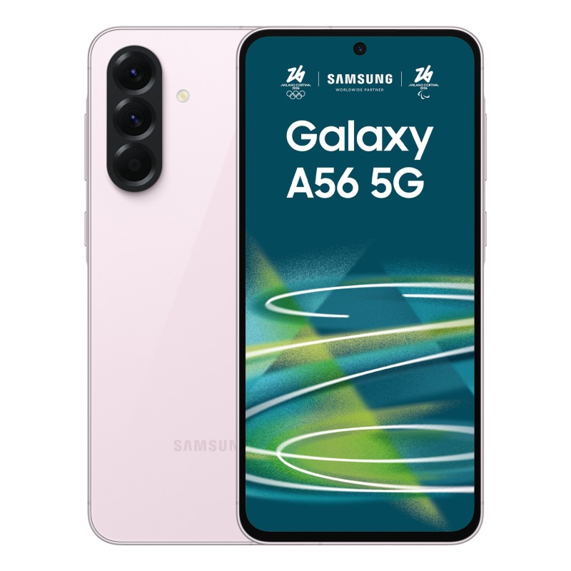 Samsung Galaxy A56 17 cm (6.7") Divas SIM kartes Android 15 5G USB Veids-C 8 GB 256 GB 5000 mAh Rozā