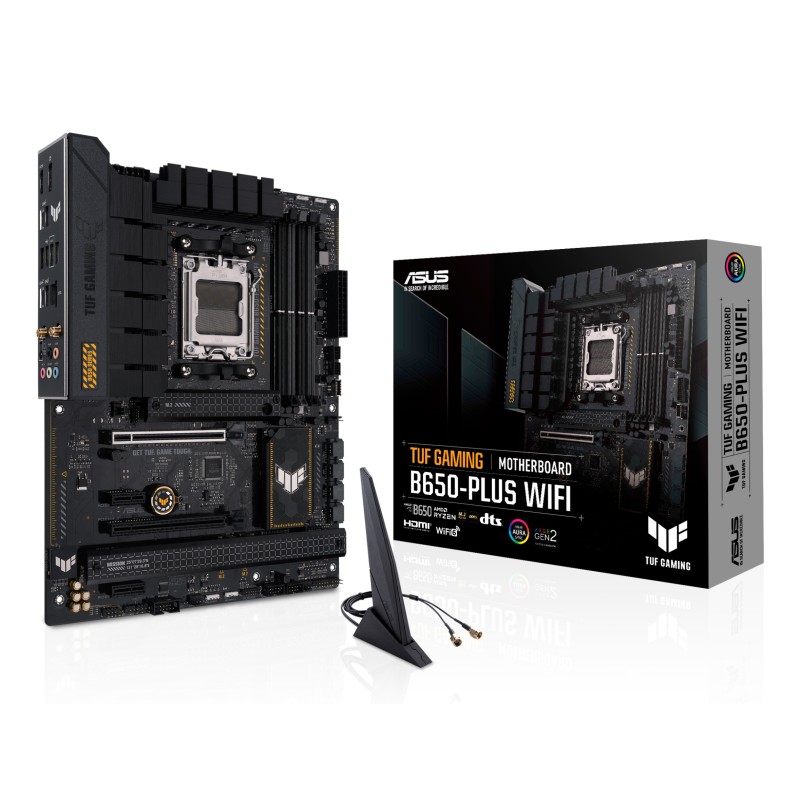 ASUS TUF GAMING B650-PLUS WIFI AMD B650 AM5 pieslēgvieta ATX