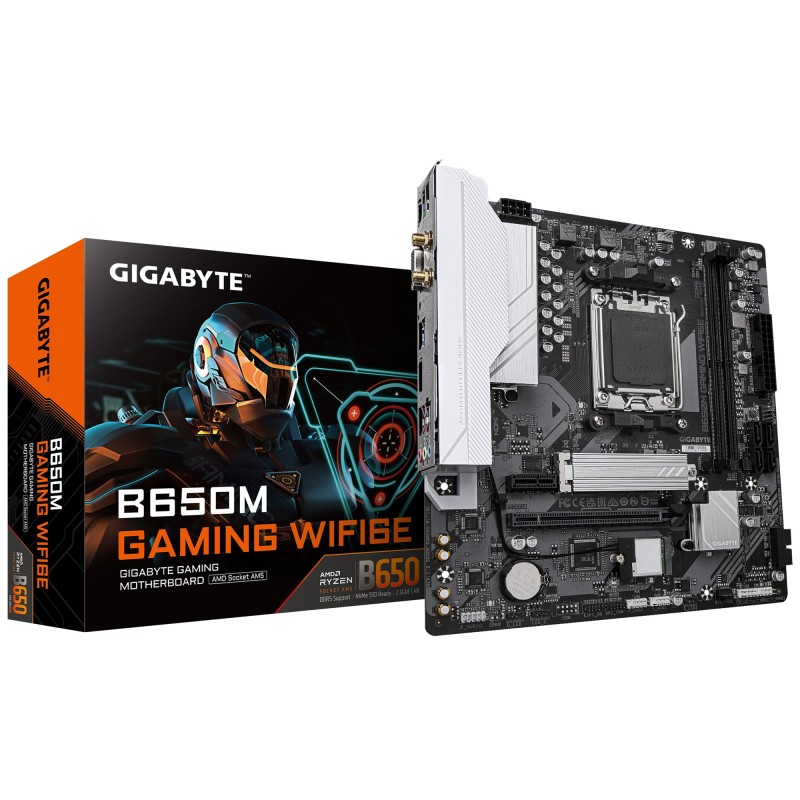 GIGABYTE B650M GAMING WIFI6E материнская плата AMD B650 Socket AM5 Микро ATX