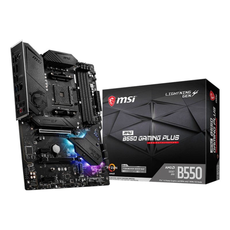 MSI MPG B550 Gaming Plus AMD B550 Разъем AM4 ATX