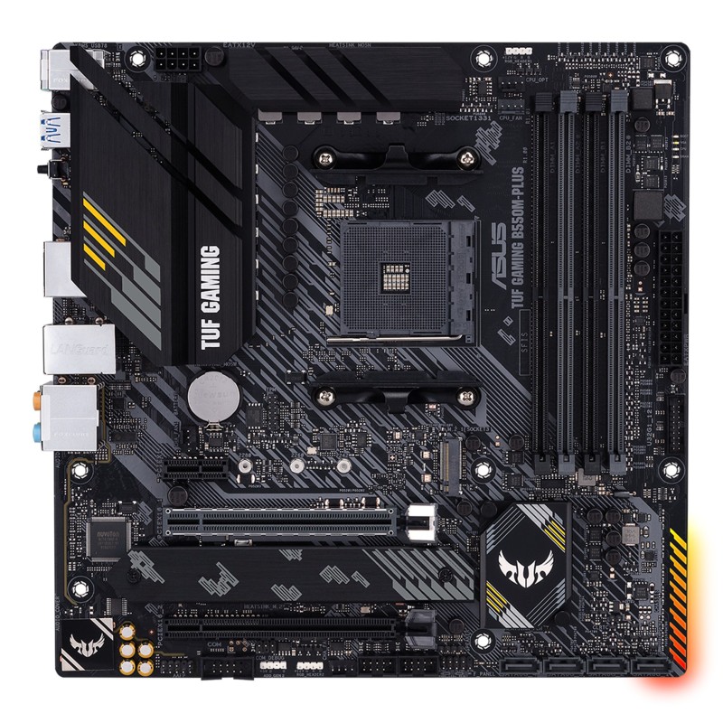 ASUS TUF GAMING B550M PLUS AMD B550 Ligzda AM4 mikro ATX