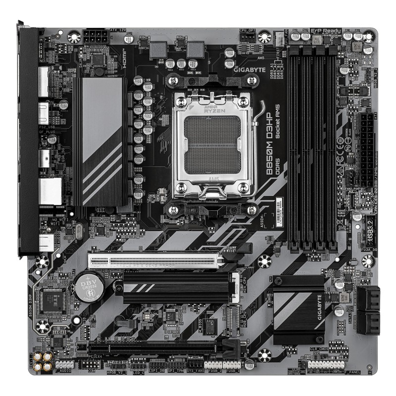 GIGABYTE B850M D3HP (rev. 1.2) AMD B850 AM5 pieslēgvieta mikro ATX