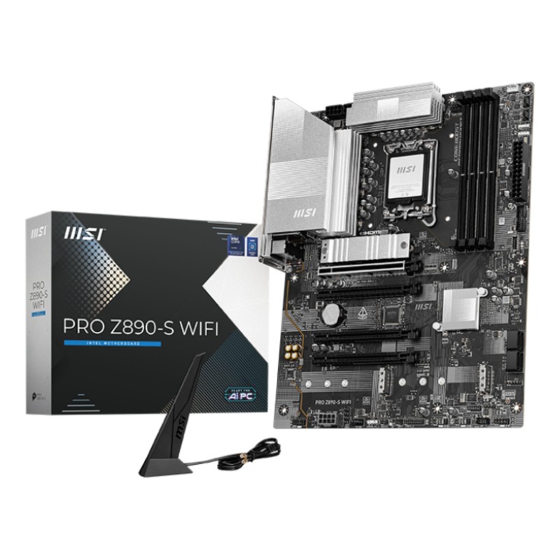 MSI PRO Z890-S WIFI mātes plate Intel Z890 LGA 1851 (Socket V1) ATX