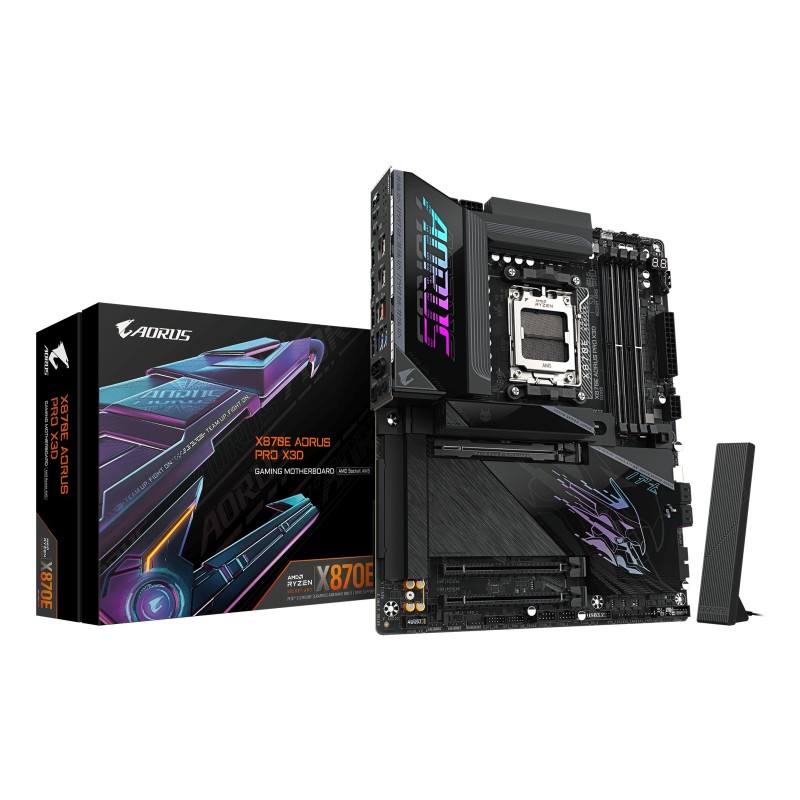 GIGABYTE X870E AORUS PRO X3D AMD X870E AM5 pieslēgvieta ATX