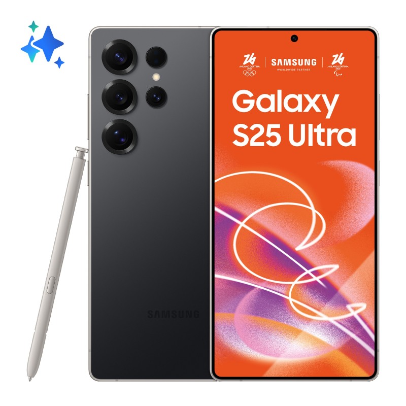 Samsung Galaxy S25 Ultra 17,5 cm (6.9") Divas SIM kartes Android 15 5G USB Veids-C 12 GB 256 GB 5000 mAh Melns, Titāns