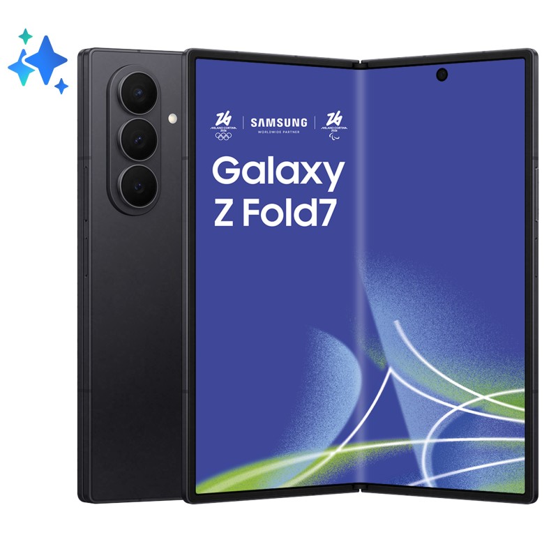 Samsung Galaxy Z Fold7 20,3 cm (8") Android 16.0 5G 12 GB 512 GB 4400 mAh Melns