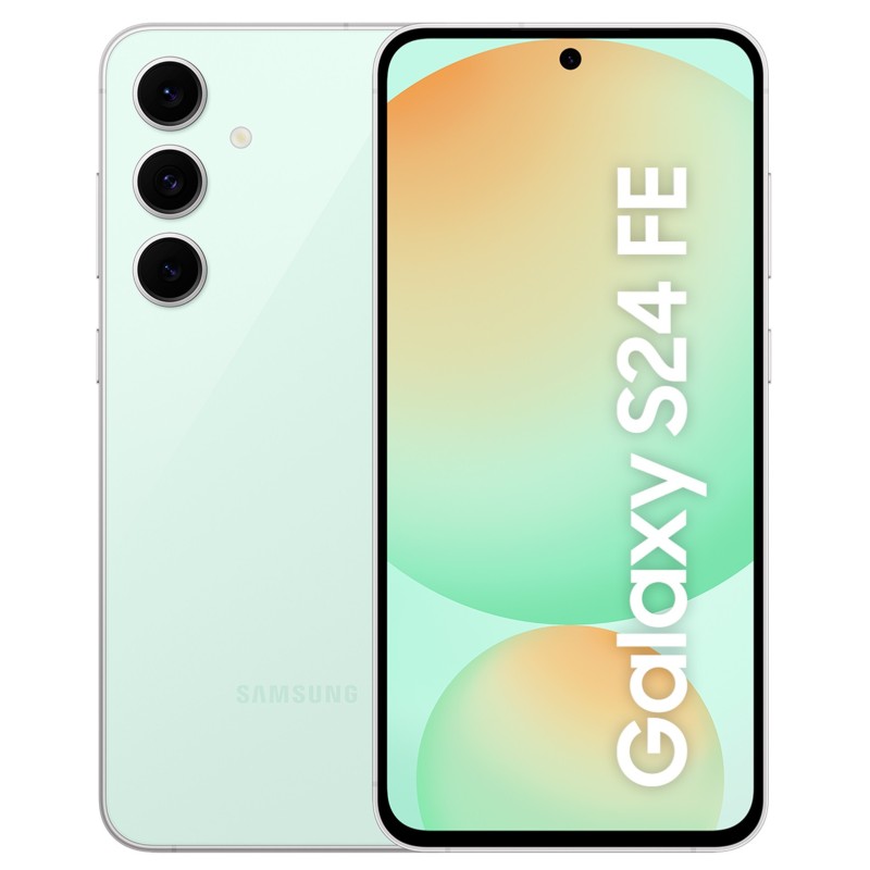 Samsung Galaxy S24 FE 17 cm (6.7") Две SIM-карты Android 14 5G USB Type-C 8 GB 128 GB 4700 mAh Мятный цвет
