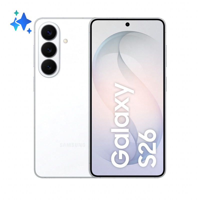 Samsung Galaxy S26 16 cm (6.3") Две SIM-карты Android 16.0 5G USB Type-C 12 GB 512 GB 4300 mAh Белый