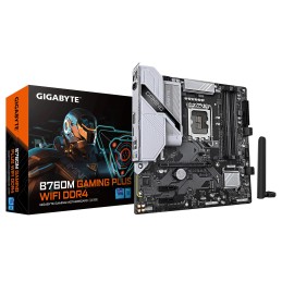 GIGABYTE B760M GAMING PLUS WIFI DDR4 Intel B760 LGA 1700 Микро ATX