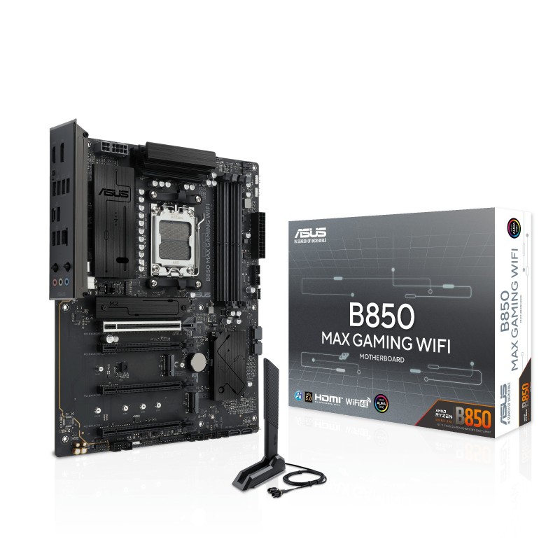 ASUS B850 MAX GAMING WIFI AMD B850 AM5 pieslēgvieta ATX