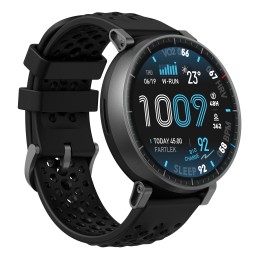 Amazfit Active Max 3,81 cm (1.5") AMOLED Digitāls 480 x 480 pikseļi Skārienjūtīgais ekrāns Melns