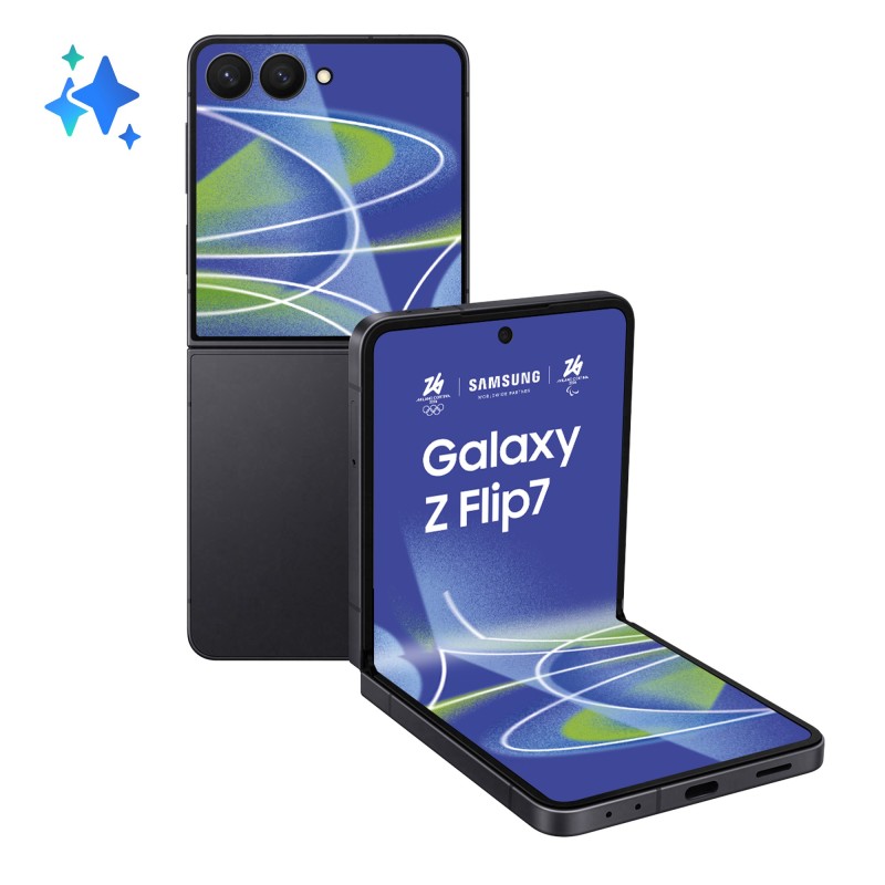 Samsung Galaxy Z Flip7 17,3 cm (6.8") 5G 12 GB 256 GB 4300 mAh Черный