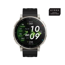 Amazfit Active 3 3,35 cm (1.32") AMOLED Цифровой 466 x 466 пикселей Сенсорный экран Золото GPS (спутниковый)