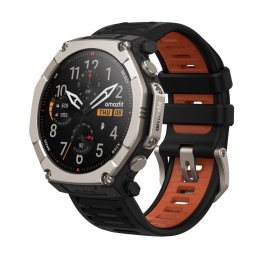 Amazfit T-Rex Ultra 2 129,5 cm (51") AMOLED 51 mm Digitāls 480 x 480 pikseļi Skārienjūtīgais ekrāns Titāns Wi-Fi GPS