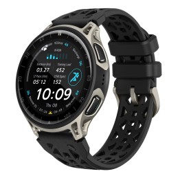 Amazfit Cheetah 2 Pro 3,35 cm (1.32") AMOLED 48 mm Digitāls 466 x 466 pikseļi Skārienjūtīgais ekrāns Melns, Titāns Wi-Fi GPS